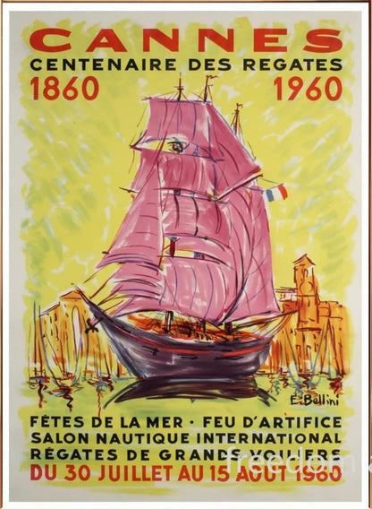 Cannes-Meeressymbole | Küsten- und Seefahrtsillustration