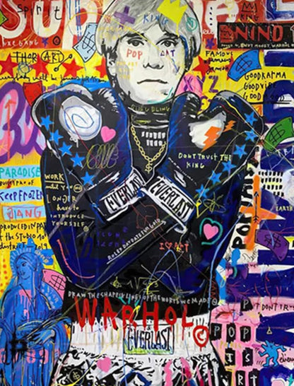 Abstrakte Graffiti-Kunst | Porträt der Königin von England | Street-Pop-Leinwandposter für die Wohnzimmerdekoration