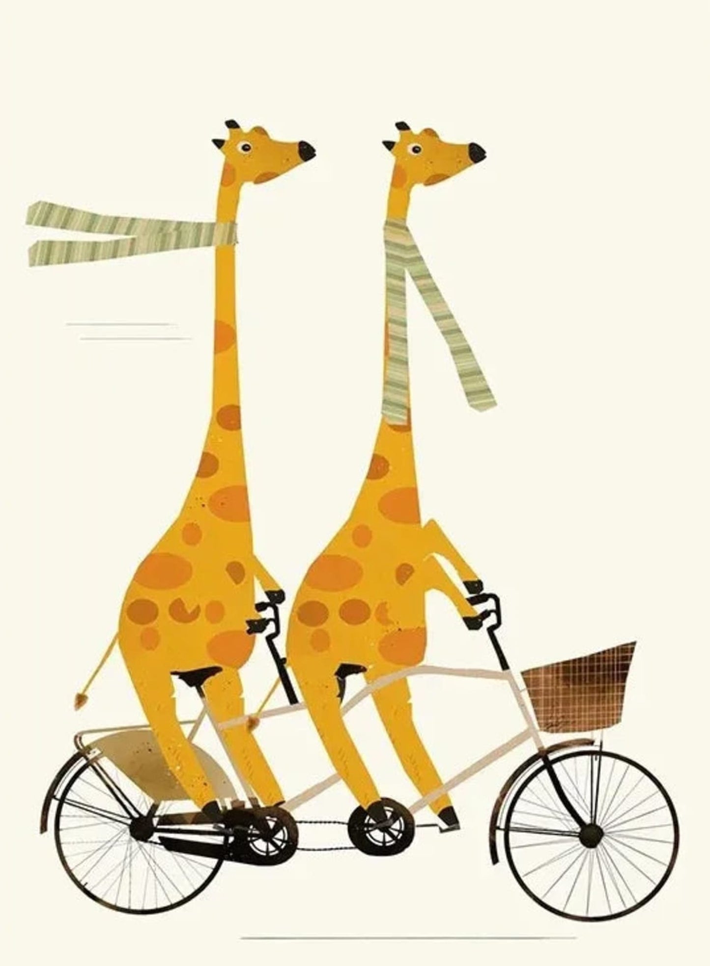 Whimsical Wheels Giraffe Tandem | Joyful Animated Adventure