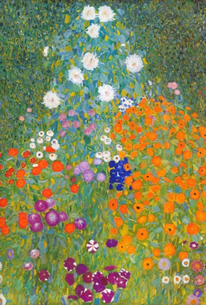 Klimt's Bloementuin | Art Nouveau Floraal Vintage