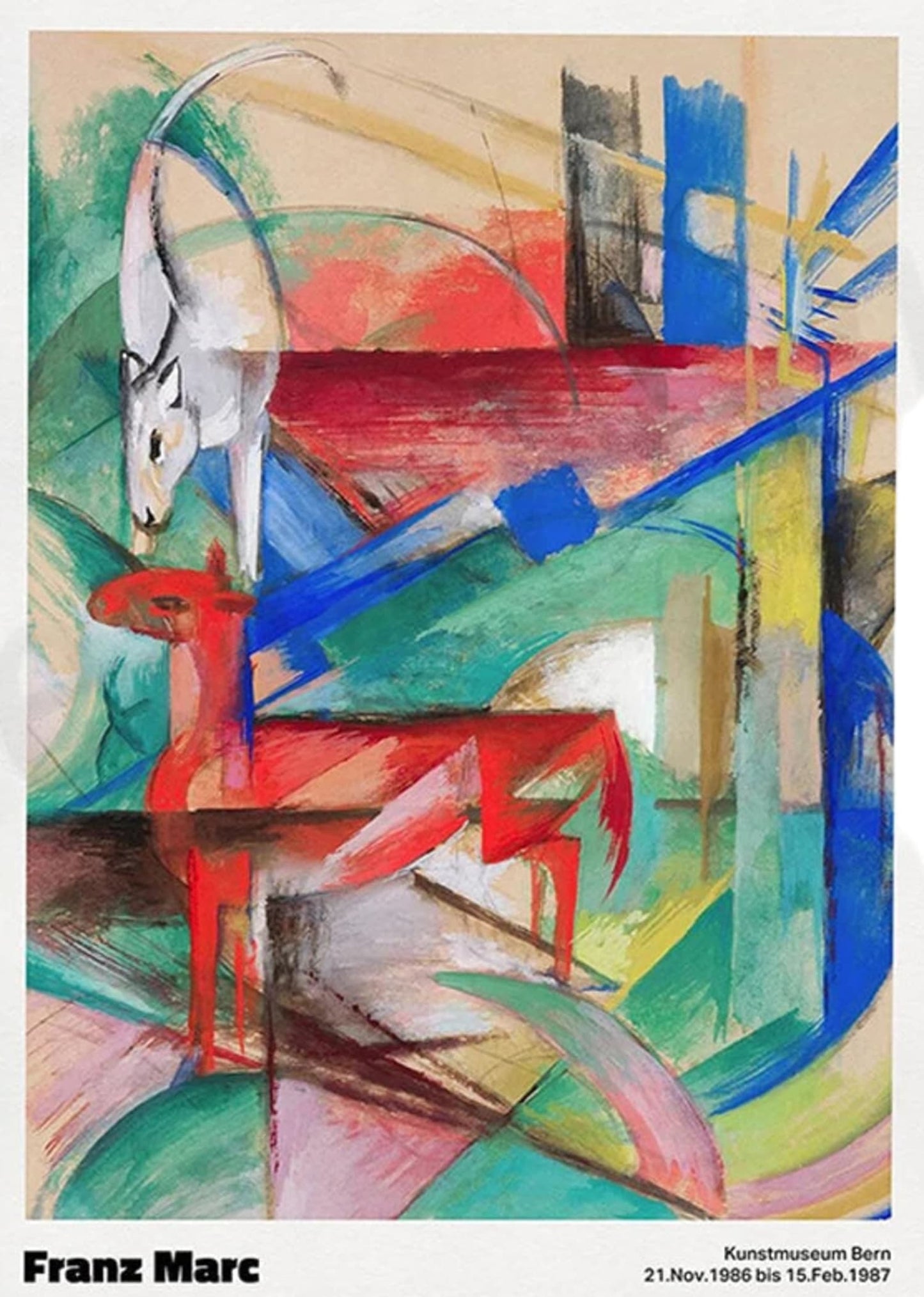 Franz Marc Landschaft | Tiermotiv | Naturkunst