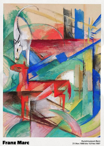 Franz Marc Landschaft | Tiermotiv | Naturkunst