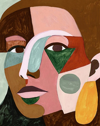 Abstract Connection | Modern Art Poster | Contemporary Wall Decor | Visual Artwork | Stylish Home Decor | Living Room & Office Decoration