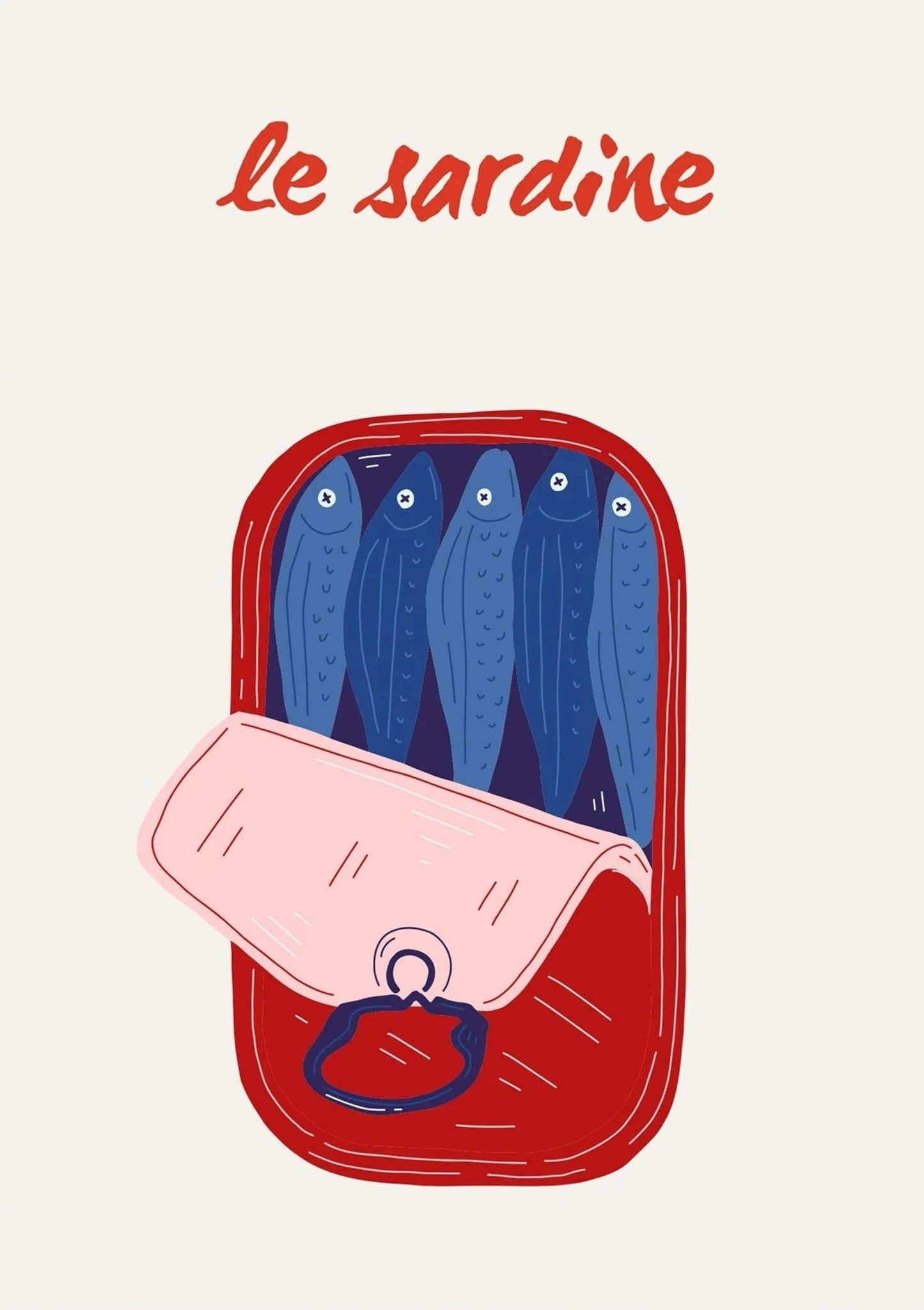 Dual Fish | Modernes Meeresleben Poster