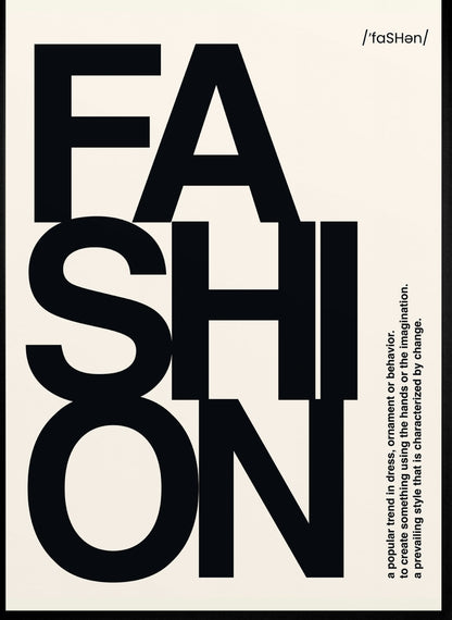 Moderne Modetypografie | Inspirierende Worte