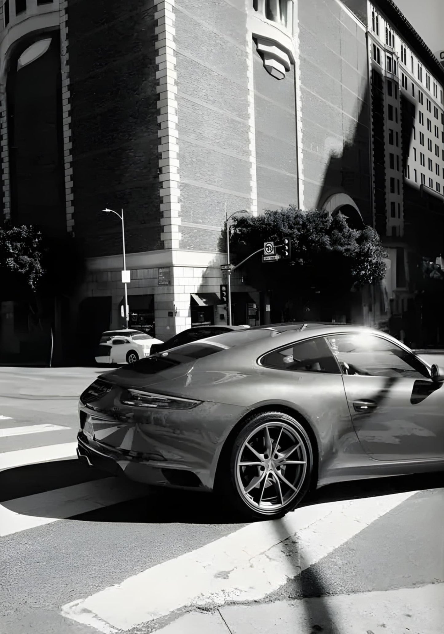 California | Porsche 992 | Silhouettes & Skylines