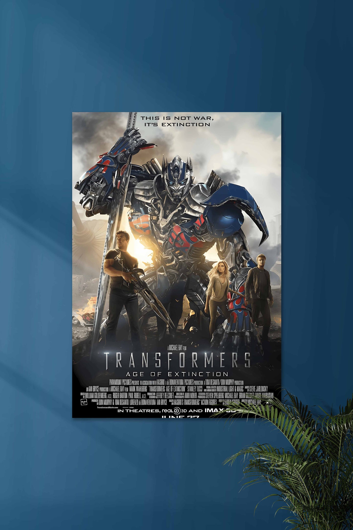 Ce n'est pas une guerre, c'est une extinction | Transformers | AFFICHES DE FILMS