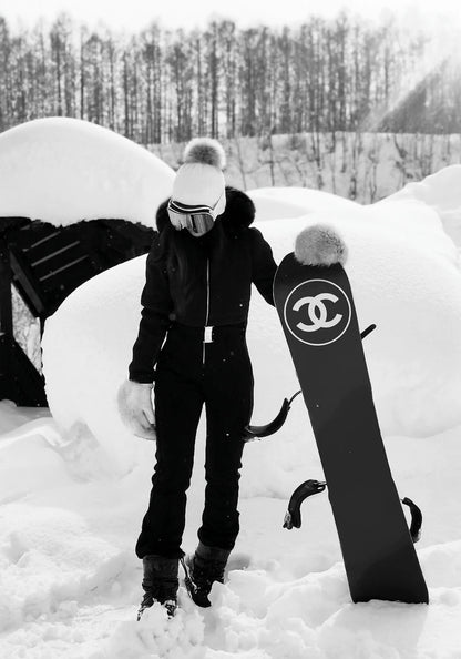 Chanel Snowboard | Mode Winter Sport Illustratie