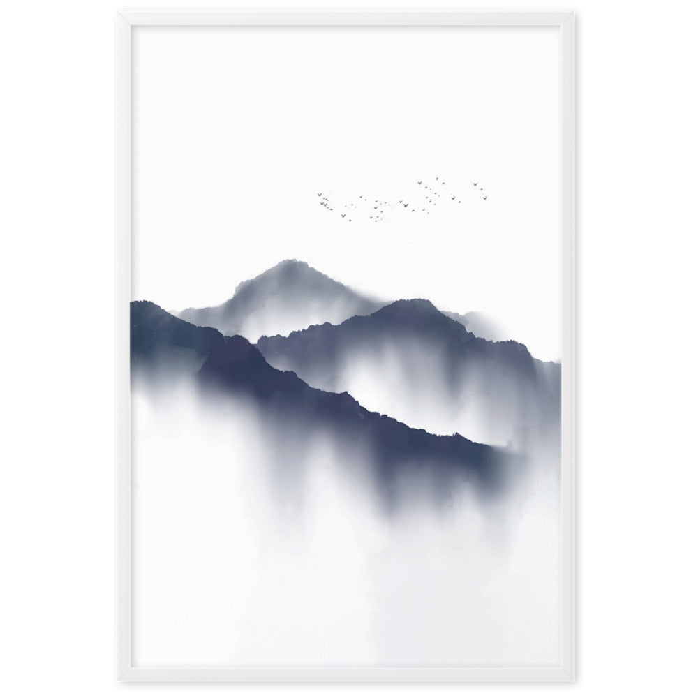 misty mountains - poster