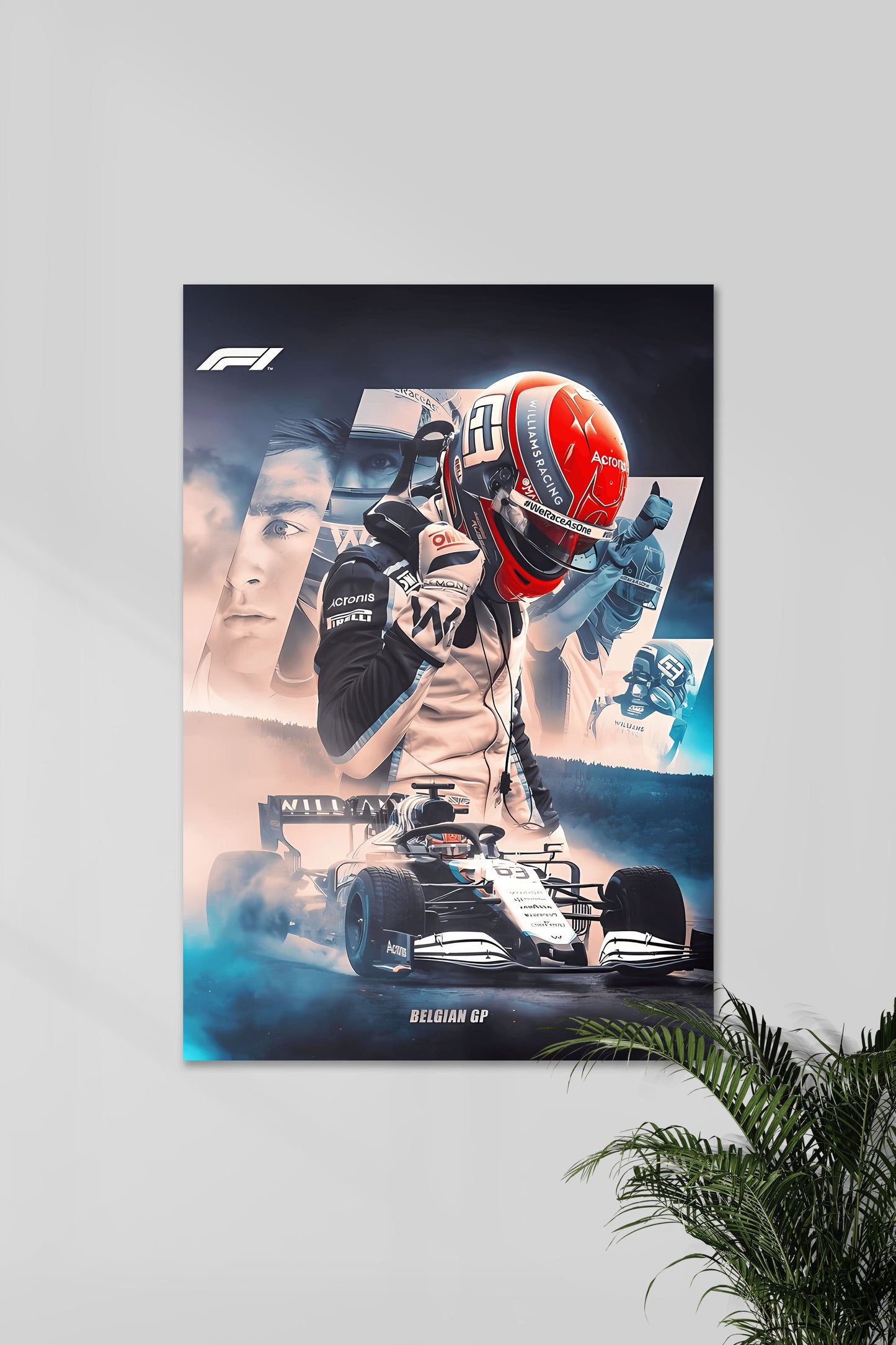 GEROGE RUSSEL | GP VON BELGIEN | F1-PLAKATE