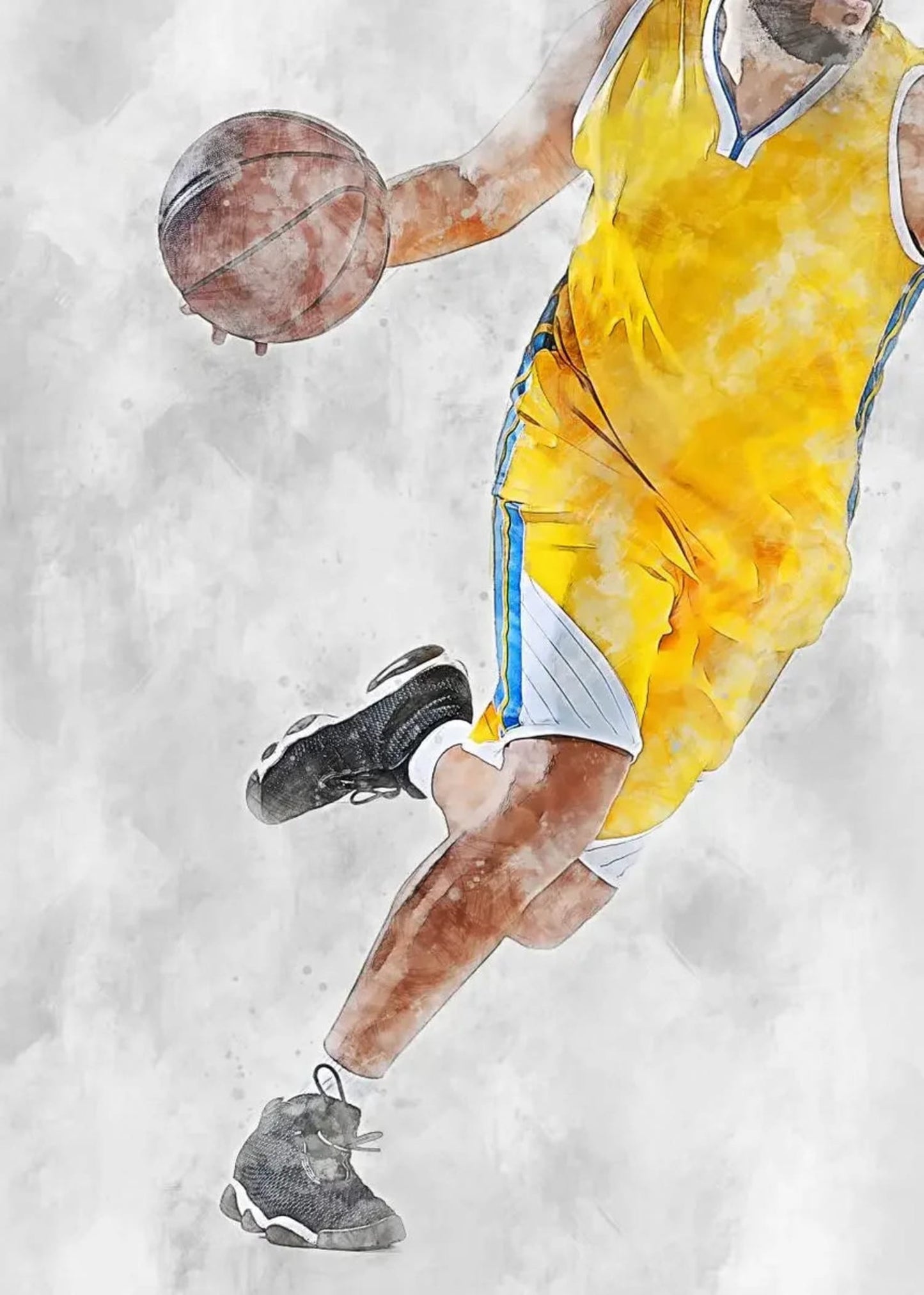 Dribble | Basketball | NBA | Poster | Celebrate the Spirit of Sport | Tribute to Passion and Perseverance