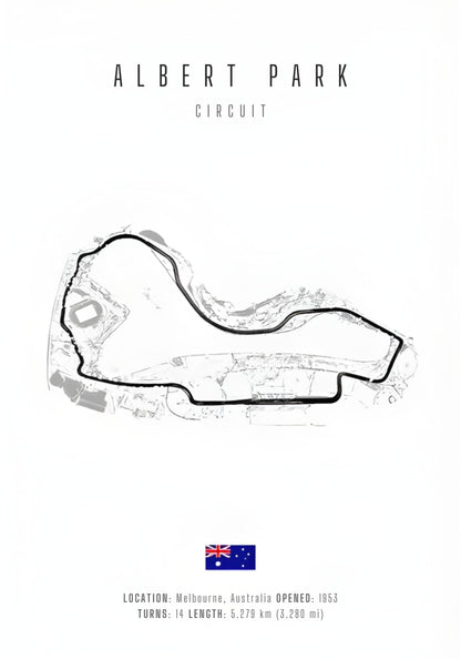 Albert Park F1 Circuit | Circuit Indeling