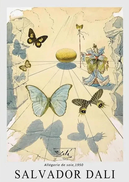 Salvador Dali | Surrealisme | Vlinders 1950