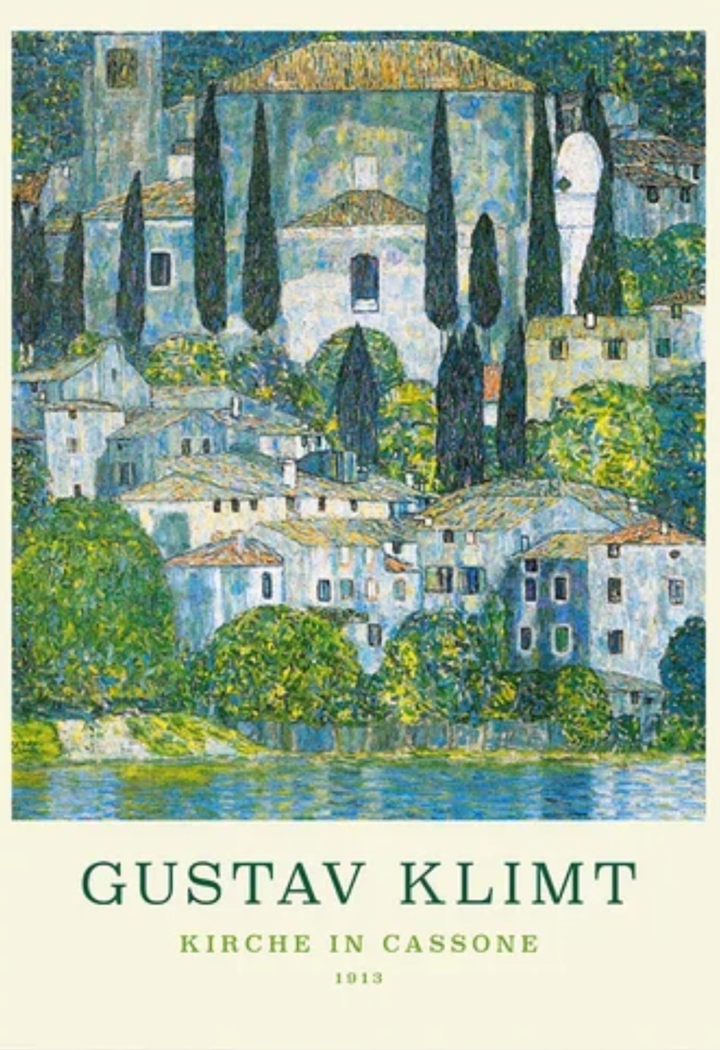 Gustav Klimt | Kirche in Cassone | Vintage Kunstwerk