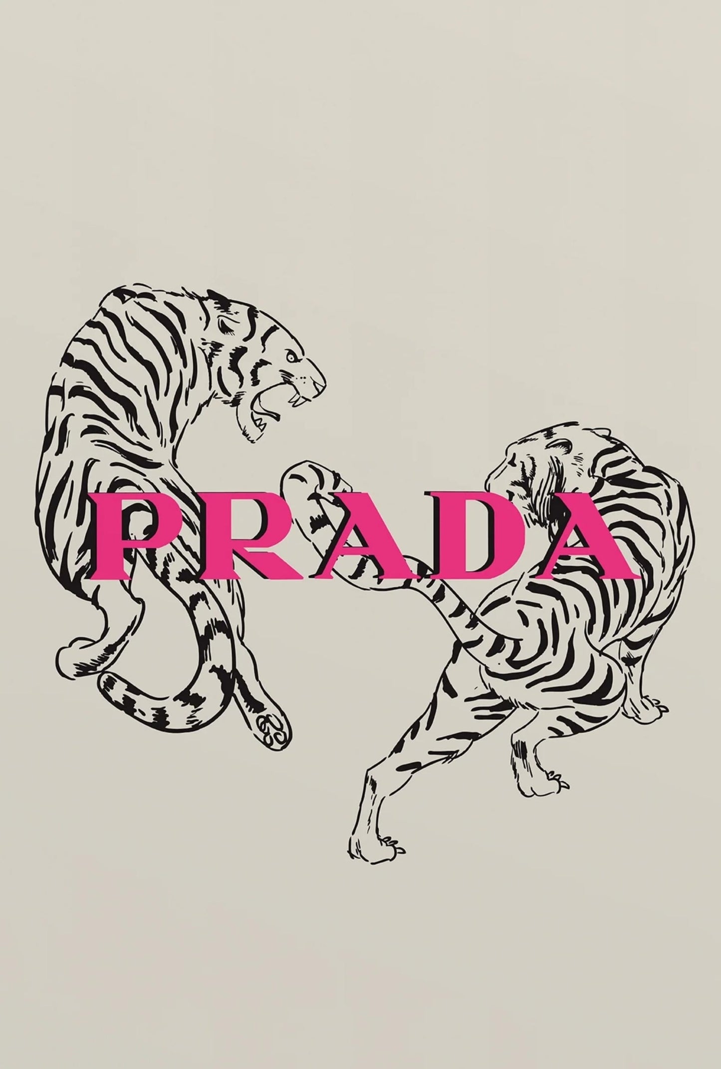 Prada Tijger | Mode Kunst | Moderne Luxe
