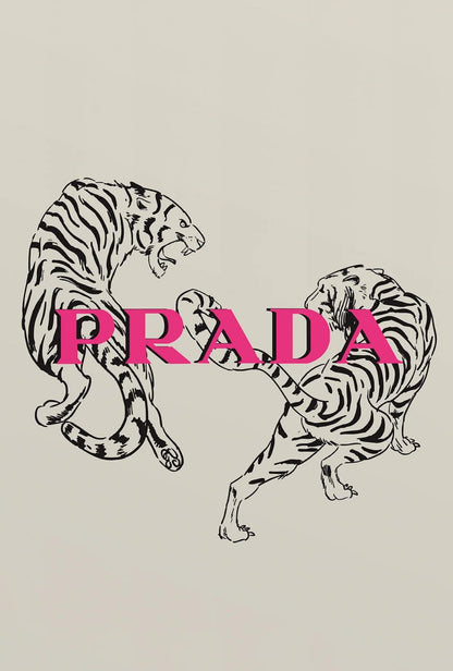 Prada Tijger | Mode Kunst | Moderne Luxe