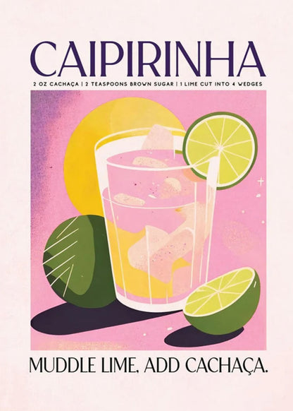 Caipirinha-Cocktail | Party-Themenkunst