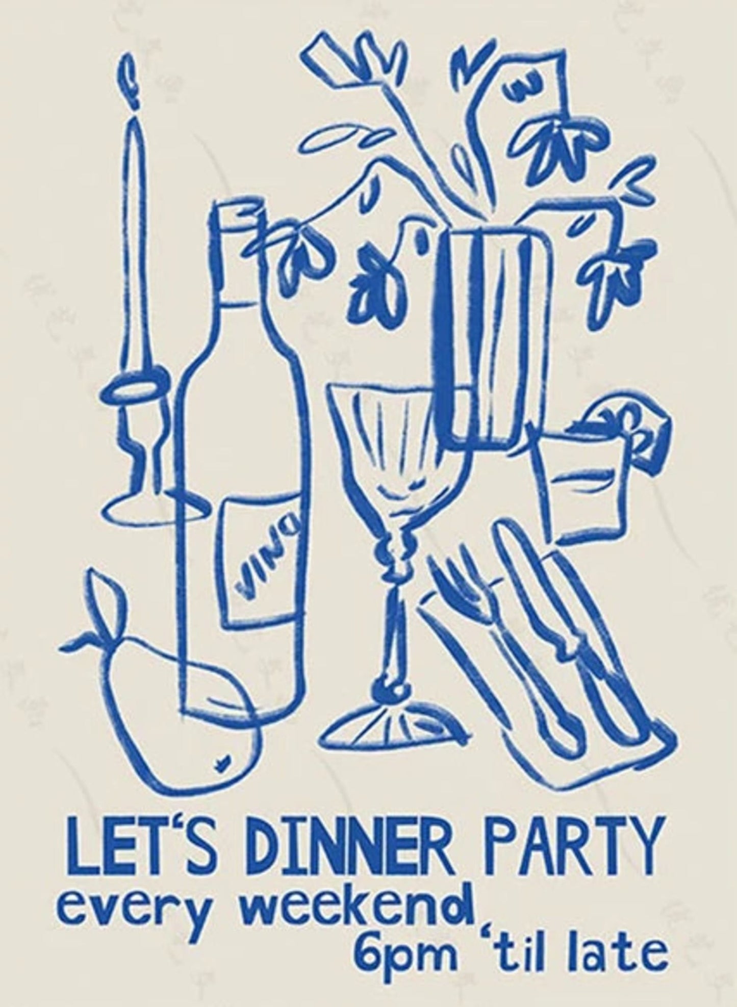 Let's Diner Party | Retro Kitchen Art
