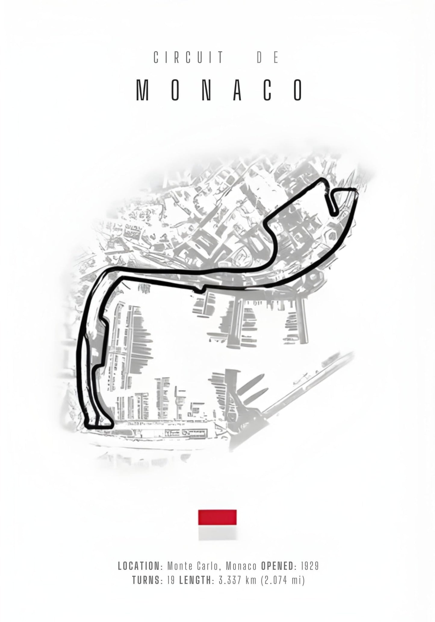 Monaco F1 Circuit Indeling