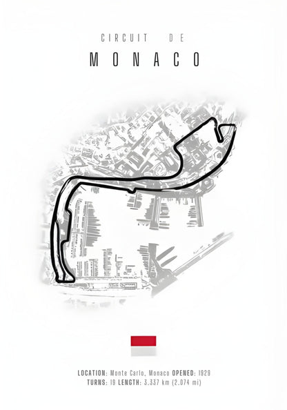 Monaco F1 Circuit Indeling
