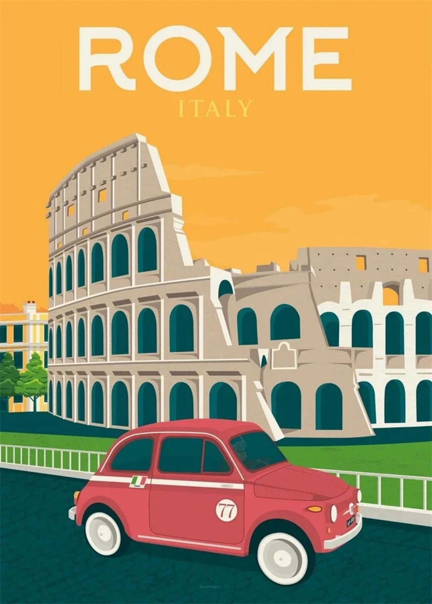 Rome Italië | Iconische Reis Kunst