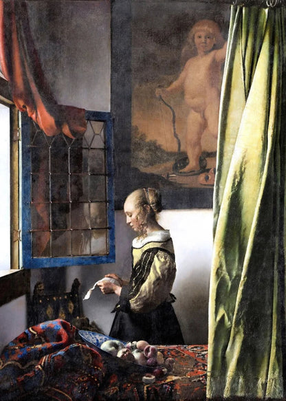 Meisje dat een Brief Leest | Johannes Vermeer | Klassieke Kunst