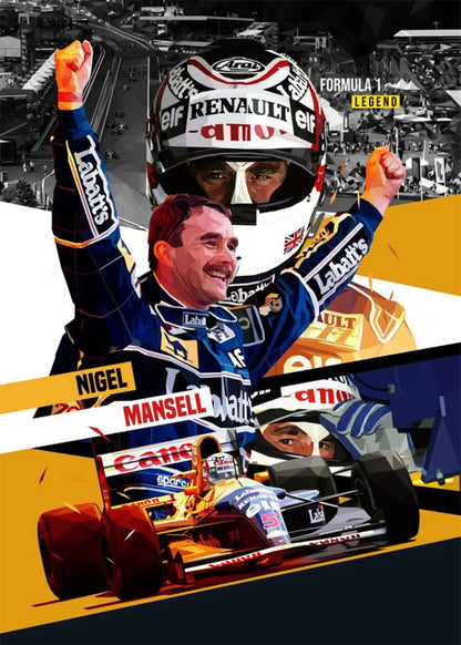 Nigel Mansell | F1-Helmdesign