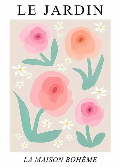 Les Fleurs | Klaprozen Tuin | Kleurrijke Bloemkunst