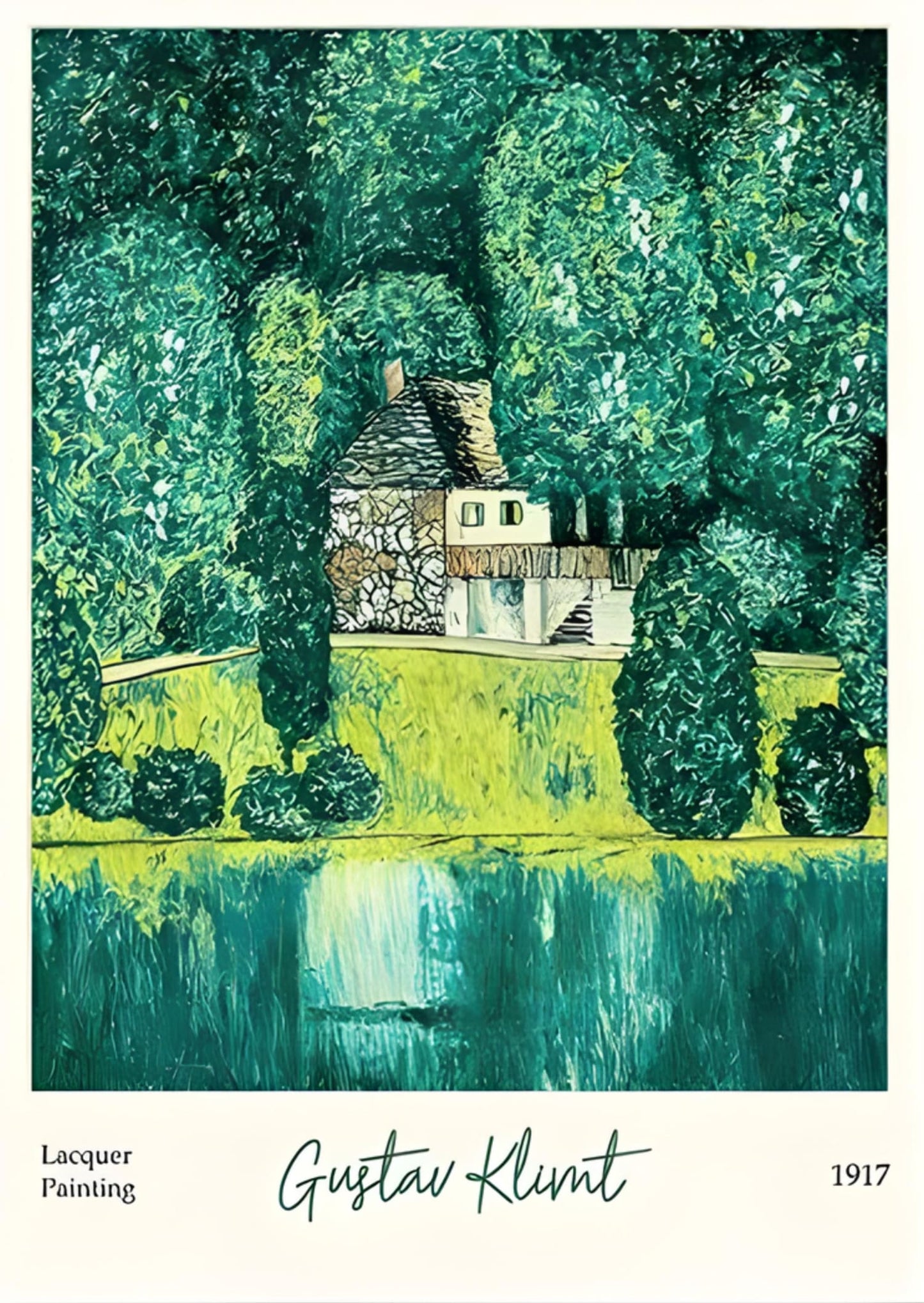 Klimt Tuinbomen | Decoratief Kunstwerk