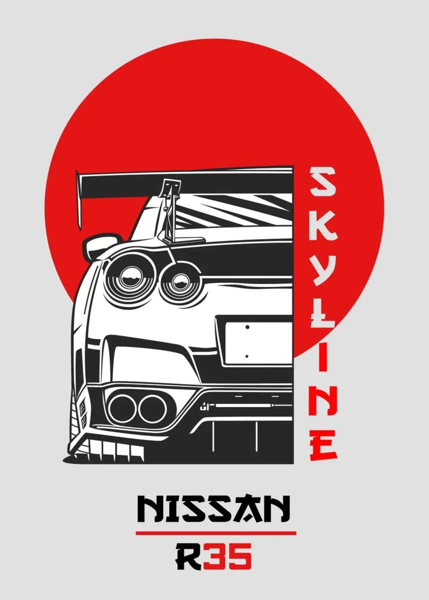 Nissan GTR R35 | Japanse Sportauto Kunst