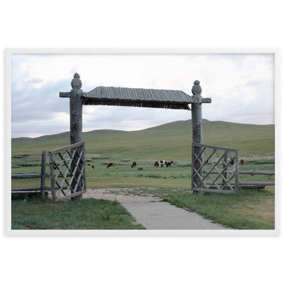 Poster - The gateway to the steppes of Mongolia