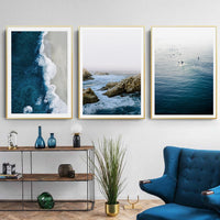 Meereswellen | Küstenlandschaft | Blaues Meer
