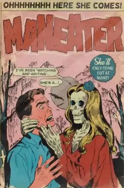 Daryl Hall & John Oates | Maneater Strip Poster