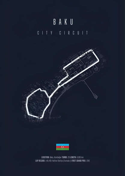 Baku F1 Circuit | Track Layout