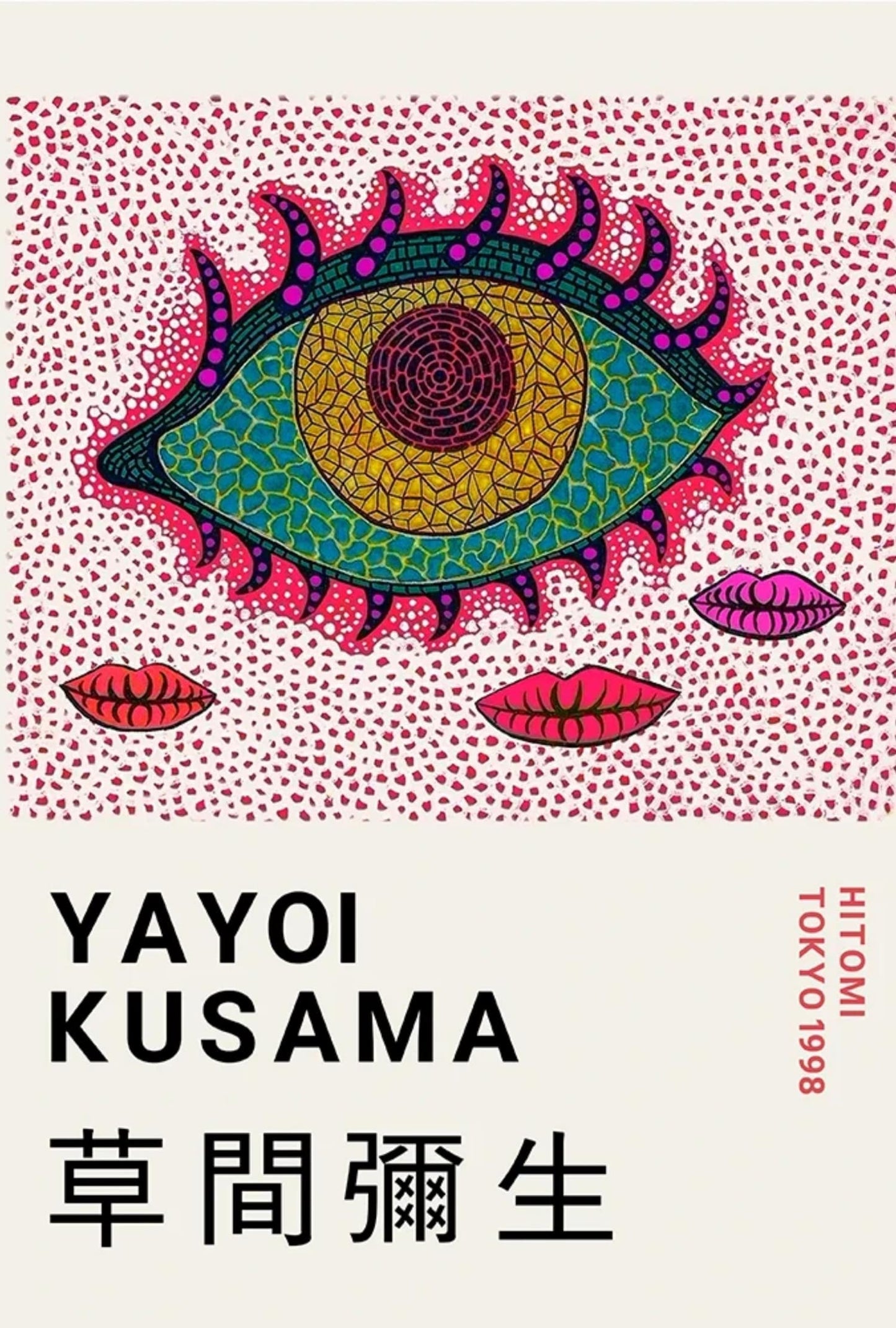 Yayoi Kusama | Eye and Lips | Tokyo 1998 | Contemporary Art