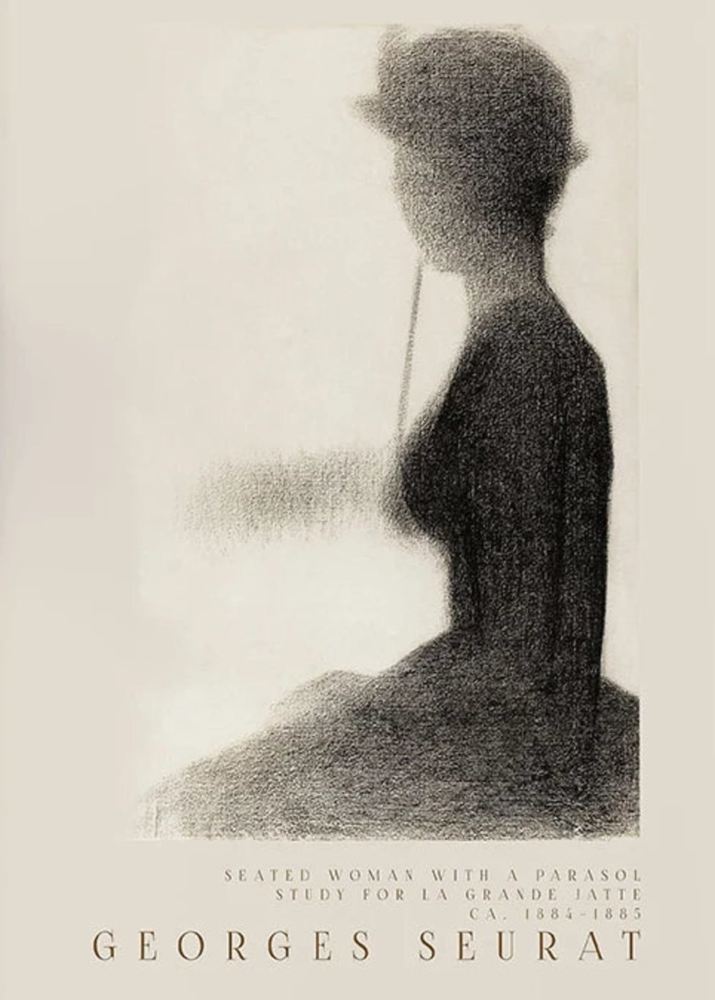 Seurat | Seated Woman with Parasol | Impressionist Art