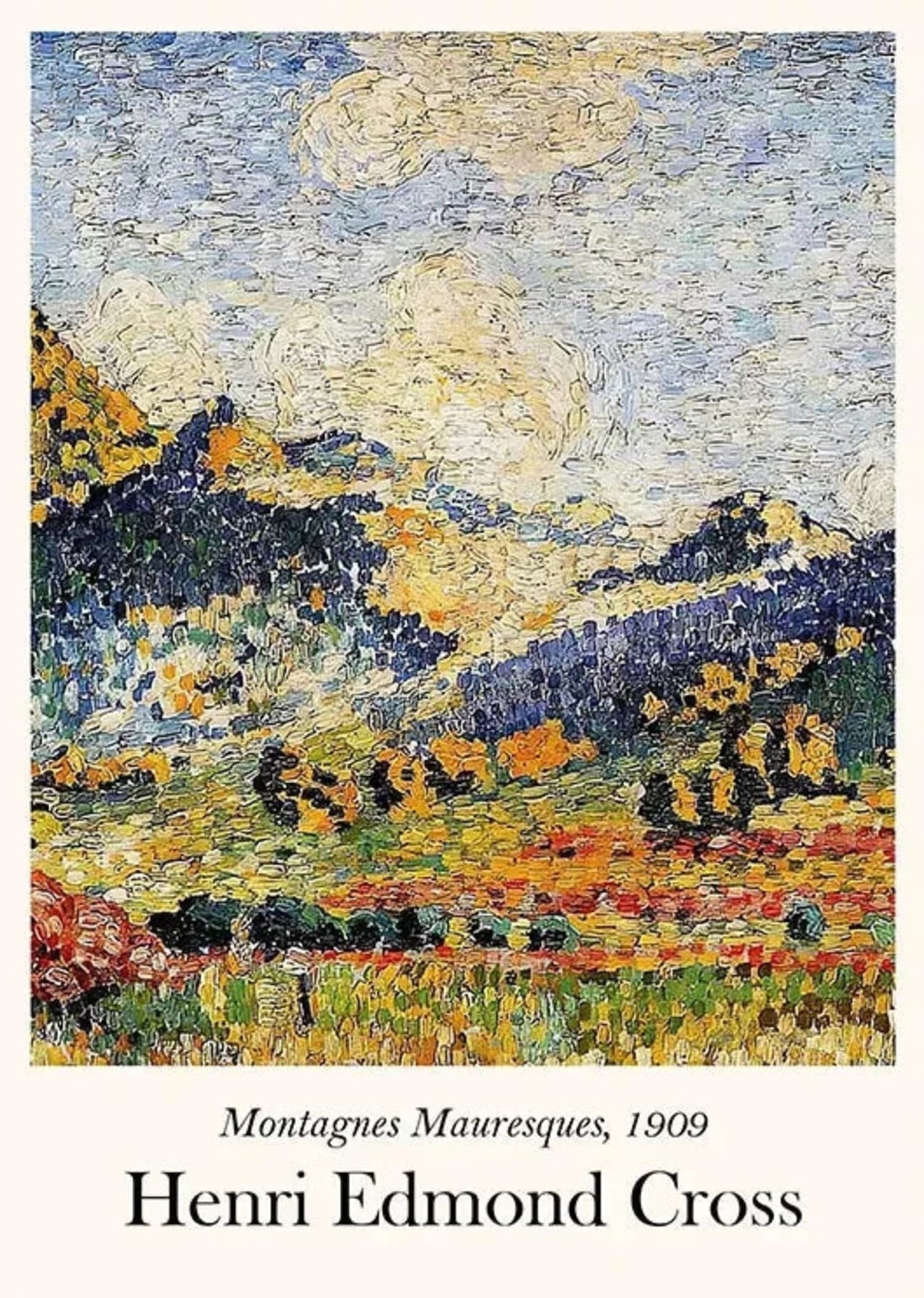 Henri Edmond Cross | Les Petits Montagnes Mauresques
