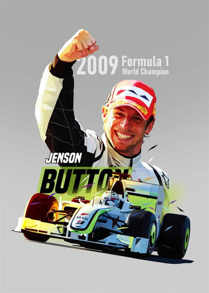 Jenson Button | F1 Racer Helmet Art