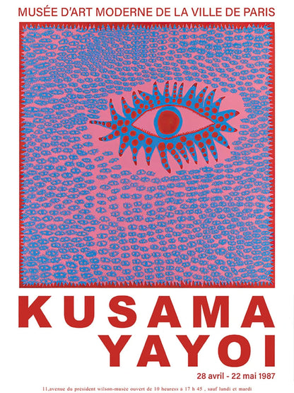 Yayoi Kusama | Accumulated Eyes | Vibrant Abstract