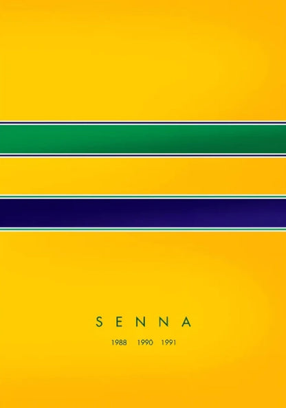 Ayrton Senna F1-Rennfahrer-Poster | Heimdekor-Wandkunst | Wohnzimmer, Schlafzimmer, Café, Eingang