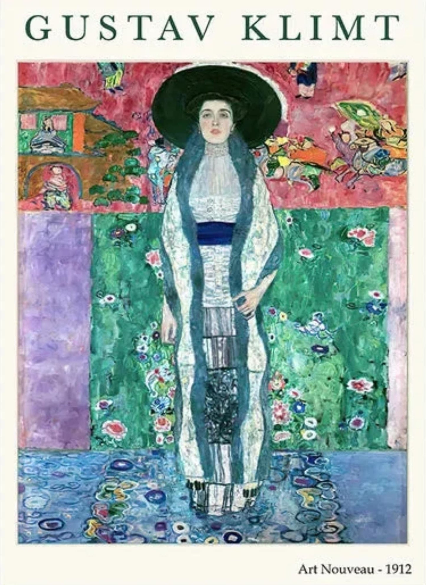 Gustav Klimt | Adele Bloch-Bauer II | Schilderkunst Reproductie