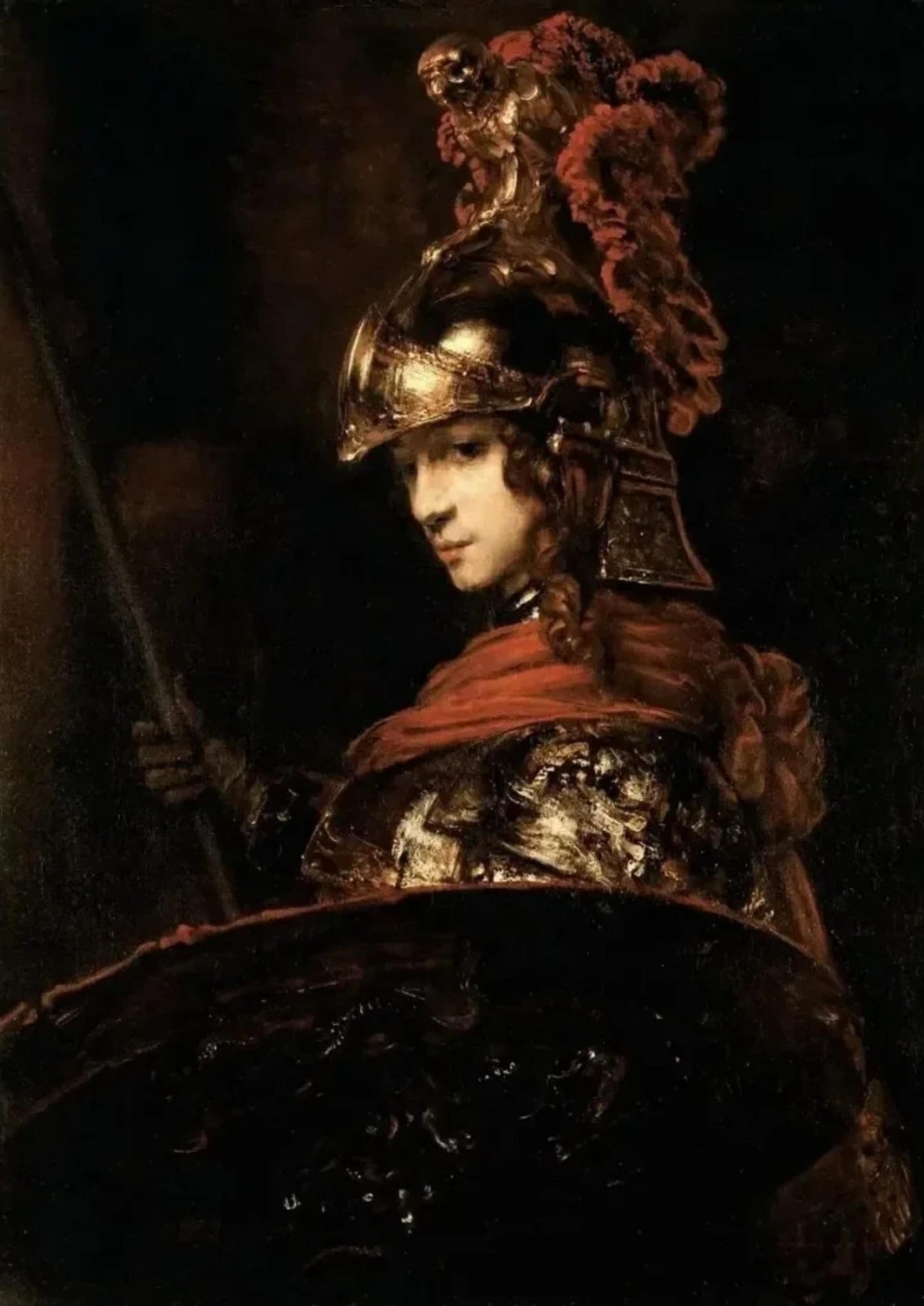 Rembrandt | Athena Pallas | Klassiek Kunstwerk