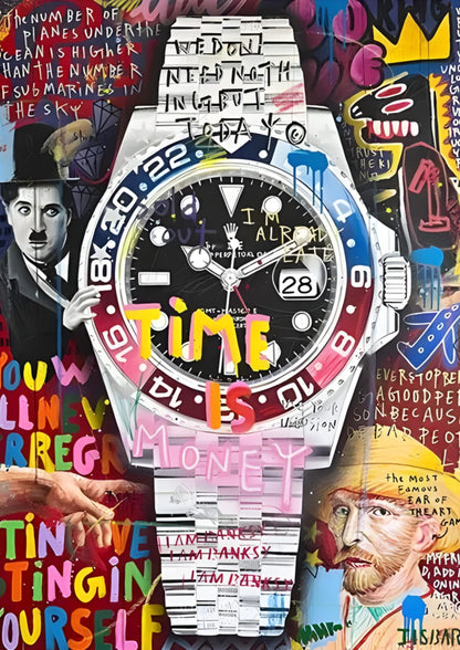 Rolex Pepsi | Moderne Graffiti Kunst | Gedurfd & Levendig