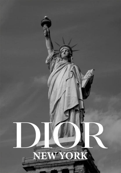 Der Gipfel des zukunftsweisenden Stils | Ikonische Dior-Poster