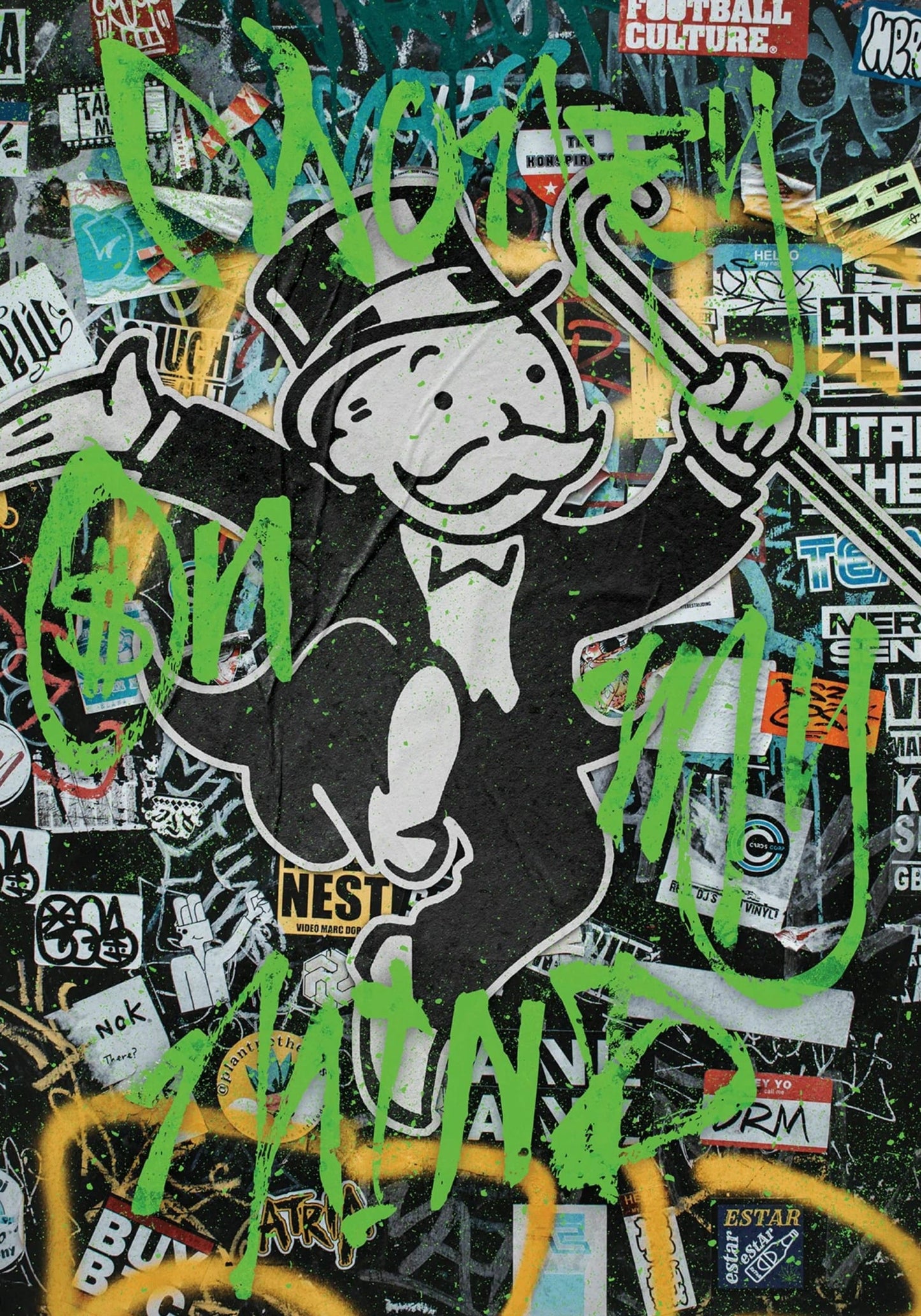 Geld Op Mijn Geest | Inspirerende Levendige Kunst