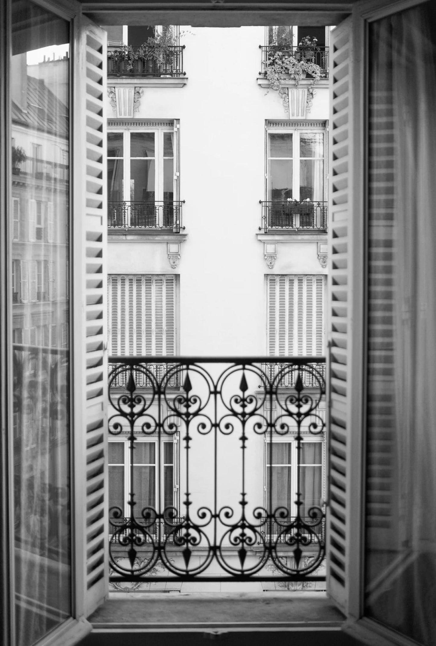Parijse Architectonische Uitzicht | Raam Kunst