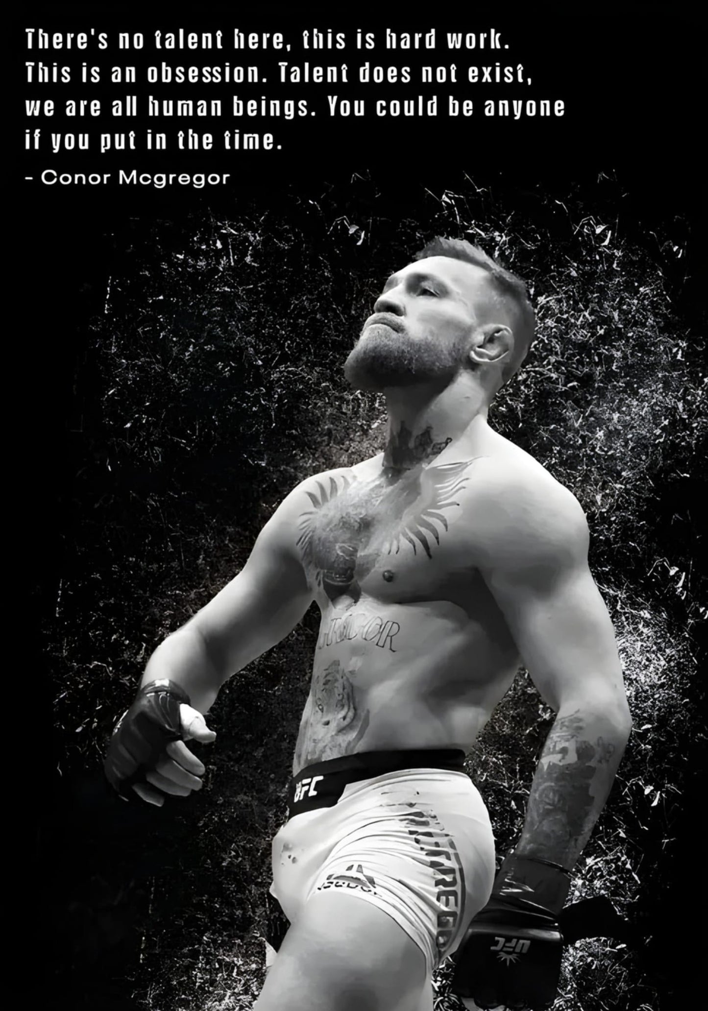 Conor McGregor | Hard Werk Boven Talent | UFC Gym Decor