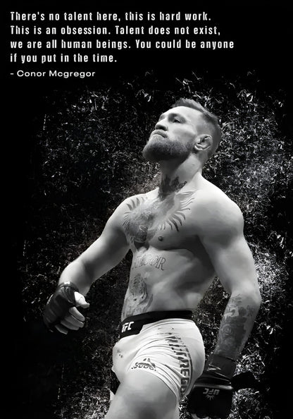 Conor McGregor | Hard Werk Boven Talent | UFC Gym Decor