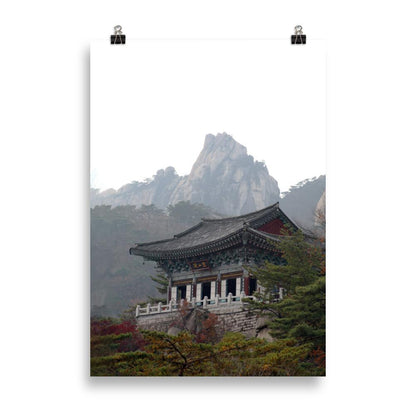 Poster - Temple in the mountain