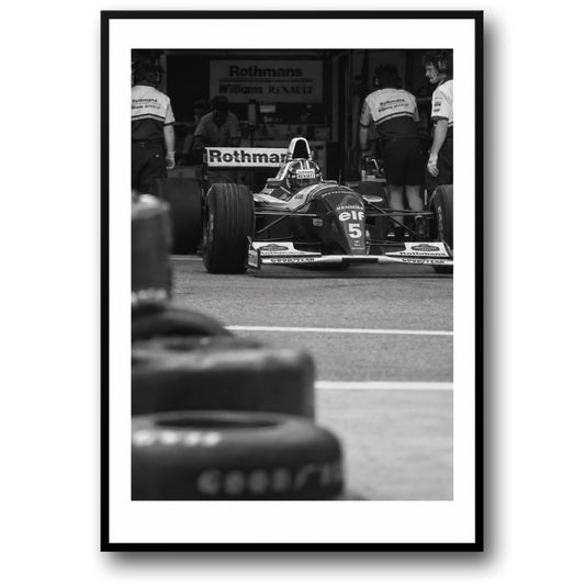 BLACK MONOCHROME RACER
